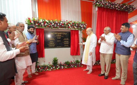Amit Shah Performs Bhoomi Poojan of India’s First Cooperative University in Gujarat