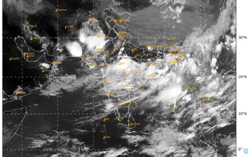 Low Pressure over Gangetic West Bengal Triggers Widespread Heavy Rainfall Across Eastern and Central India