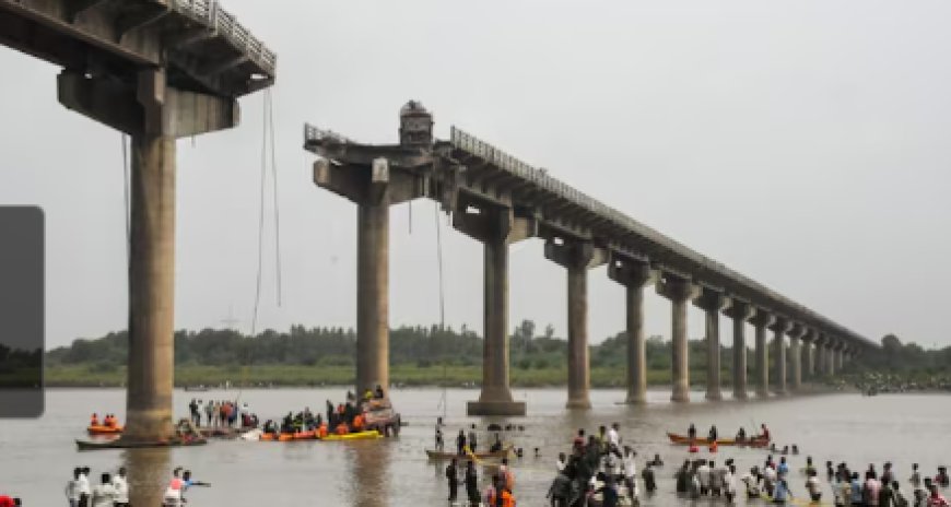 At Least 11 Dead, Several Injured as Bridge Collapses in Gujarat's Vadodara; PM Modi, Gujarat CM Announce Compensation