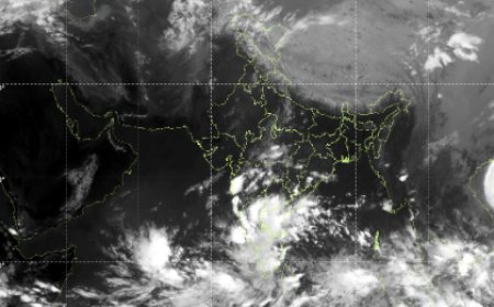 Twin Low-Pressure Systems Brewing Over Seas