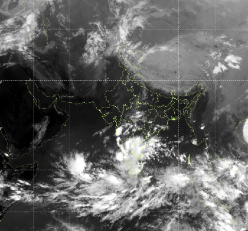 Twin Low-Pressure Systems Brewing Over Seas