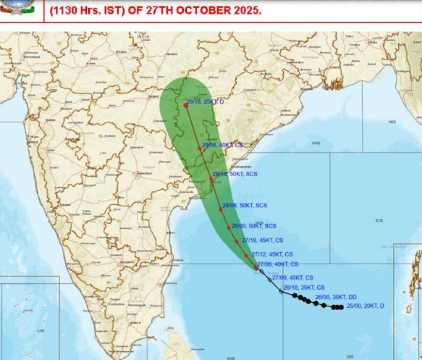 Cyclone Mantho to Bring Heavy Rain and Strong Winds to Odisha
