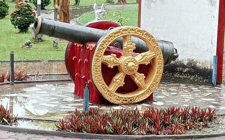 200 Years Old Rustless Artilery in Nehru Children's Park
