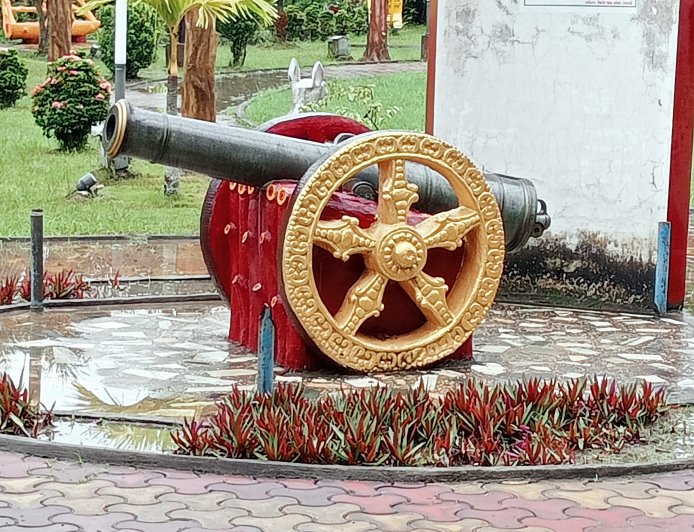 200 Years Old Rustless Artilery in Nehru Children's Park