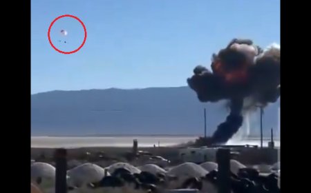 US F-16 Fighter Jet Crashes in California, Pilot Ejects Safely