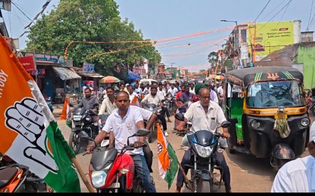 Grand Congress Rally in Chandbali, Odisha