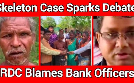 Kendujhar Skeleton Case Sparks Debate: RDC Blames Bank, Officers’ Association Defends Staff