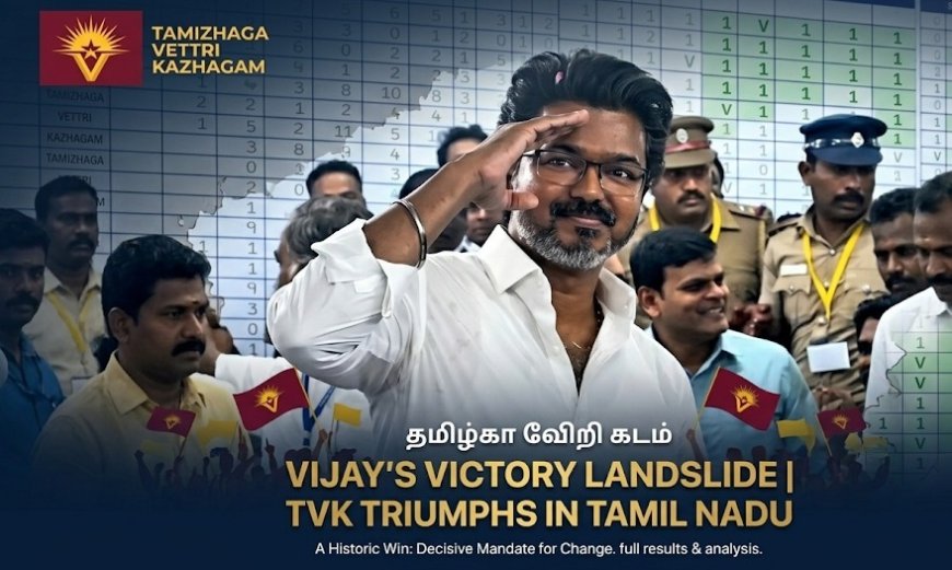 Actor Vijay’s TVK Scripts Historic Victory: From Controversy to Commanding Mandate
