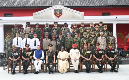 President Reviews IMA Passing Out Parade, Praises Women Cadets and Young Officers