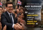 Andy Burnham Takes Charge as UK Prime Minister