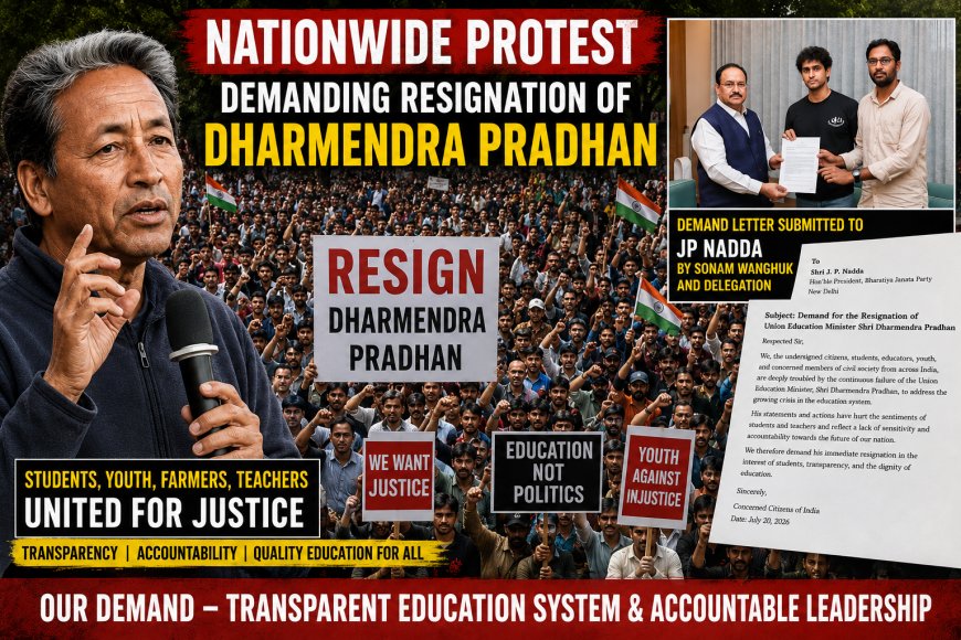 Nationwide Protest Against Dharmendra Pradhan Intensifies