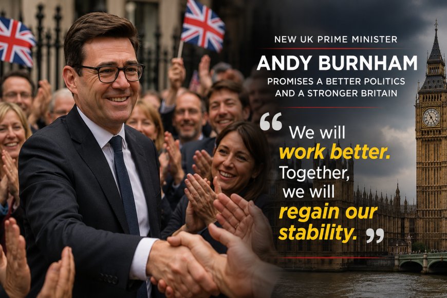 Andy Burnham Takes Charge as UK Prime Minister