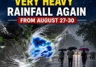 Heavy Rainfall to Lash Odisha, Jharkhand; Severe Weather Alerts Issued