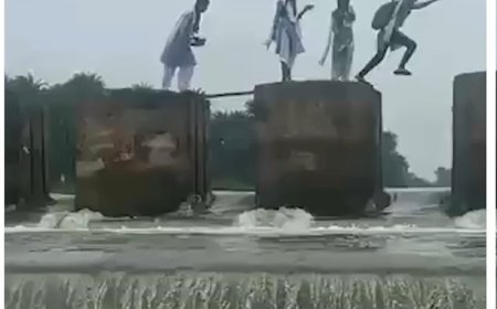 Students Risk Lives to Reach School in Vidisha