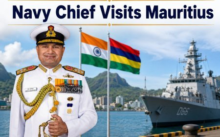 Navy Chief Visits Mauritius to Strengthen Maritime Cooperation