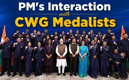 PM’s interaction with India's CWG Medalists