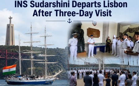 INS Sudarshini Departs Lisbon After Three-Day Port Call