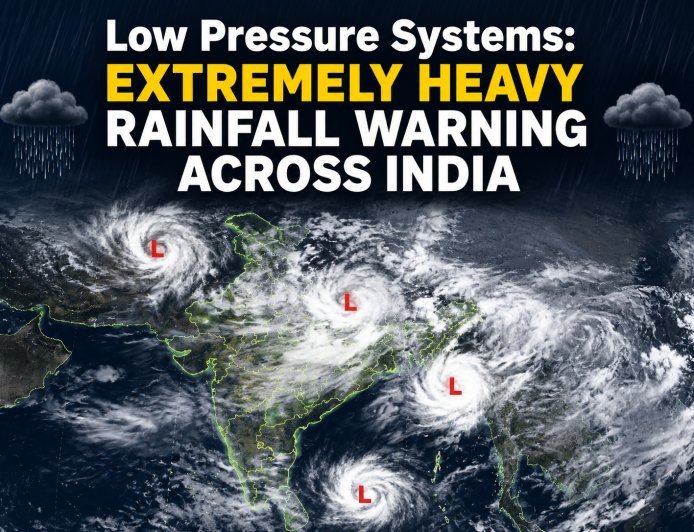 Heavy to Extremely Heavy Rainfall Warning Across India
