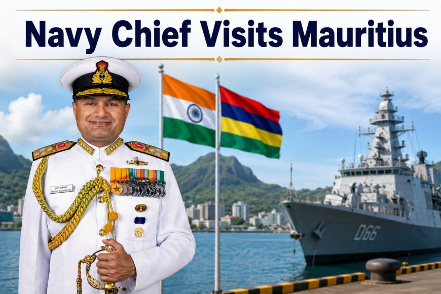 Navy Chief Visits Mauritius to Strengthen Maritime Cooperation