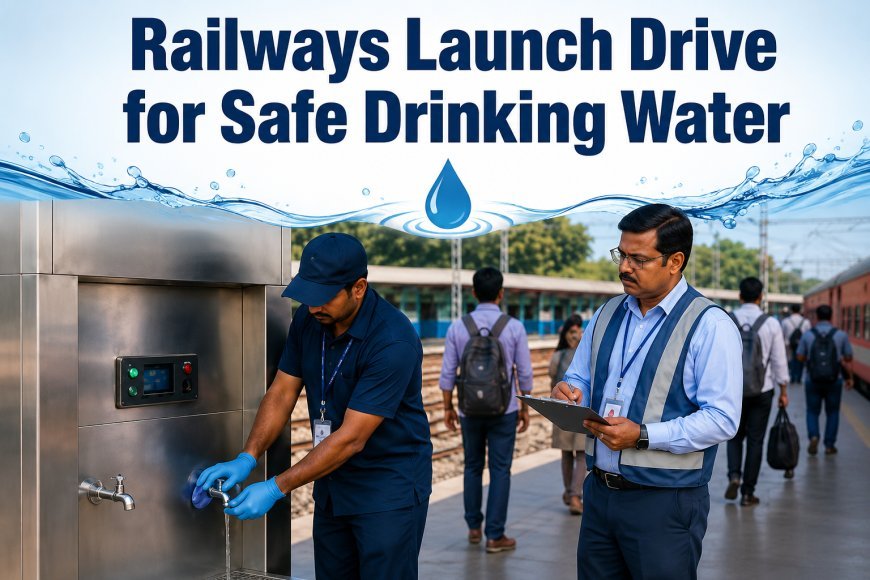 Railways Launch Special Drive to Ensure Safe Drinking Water