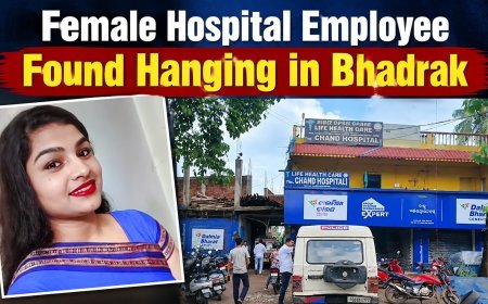 Female Hospital Employee Found Hanging in Bhadrak