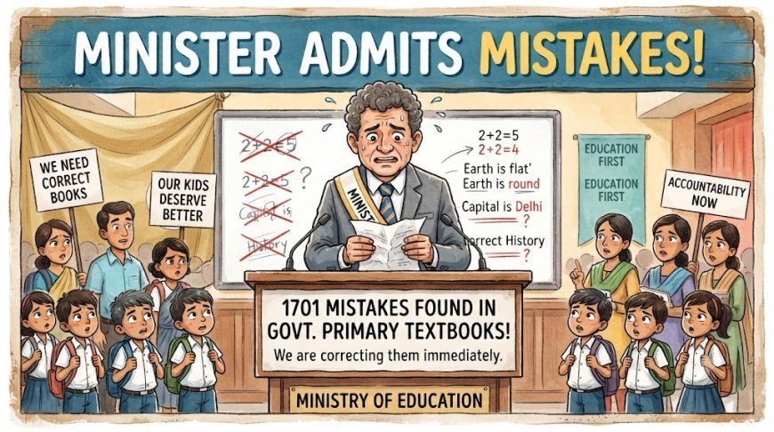 Minister Nityananda Gond Confirms 1,741 Errors in Textbooks