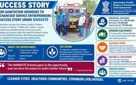 NAMASTE Success Story: Four Sanitation Workers Become Entrepreneurs with Modern Machines