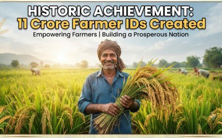 Historic achievement:11 Crore Farmer IDs Created