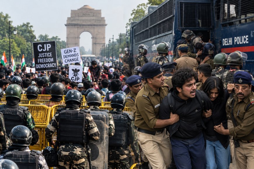 CJP Protest in Delhi Triggers Major Police Crackdown