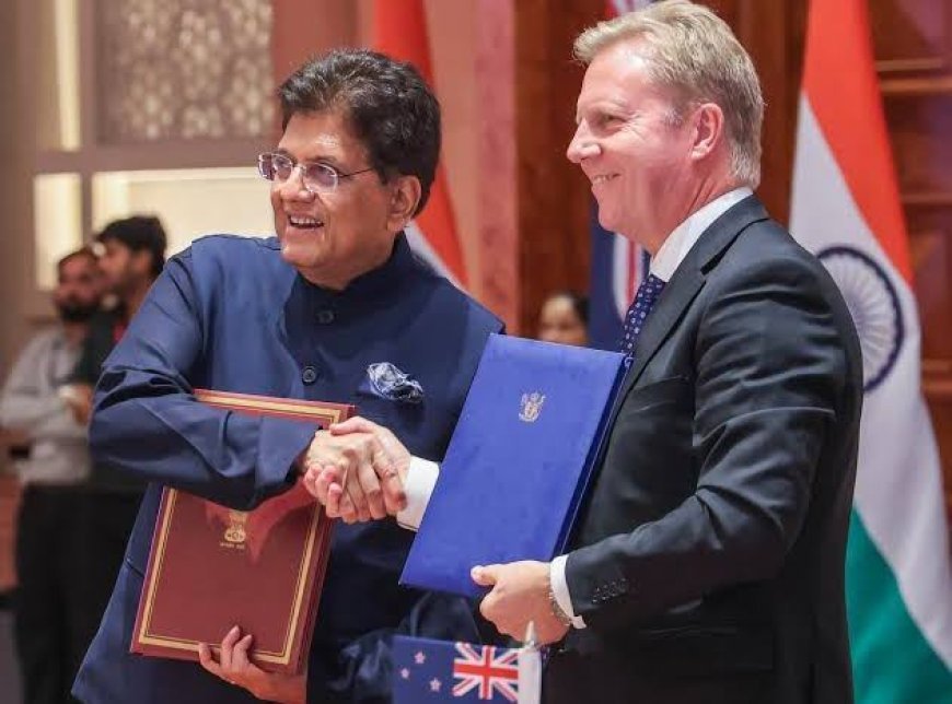 India–New Zealand FTA to Take Effect on October 20, 2026