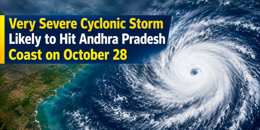 Very Severe Cyclonic Storm Likely to Hit Andhra Pradesh Coast on October 28