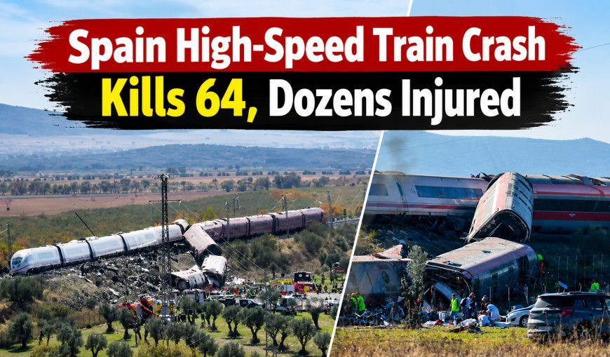 Spain High-Speed Train Crash Kills 64, Dozens Injured